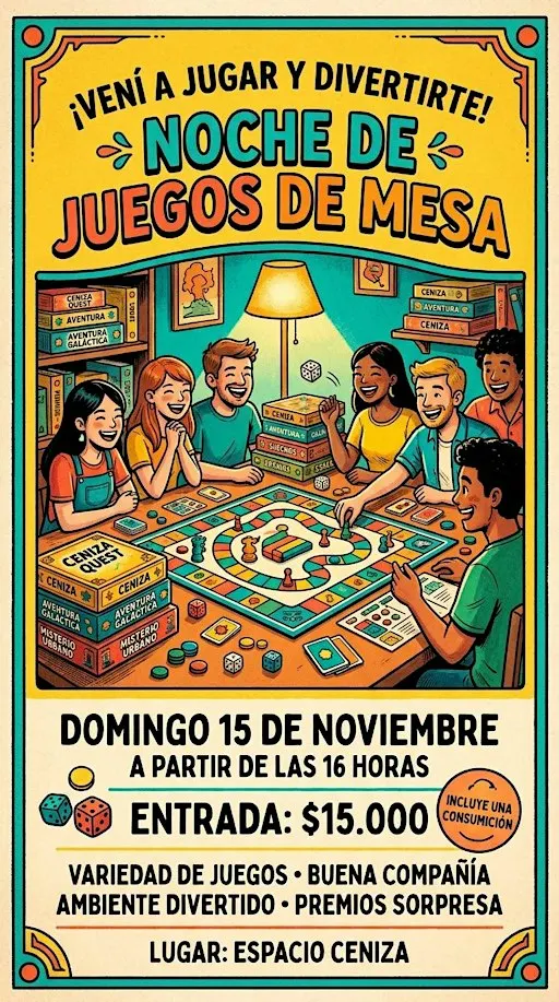 Noche de Juegos de Mesa - CABA