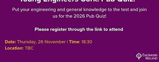 Young Engineers Cork: Pub Quiz