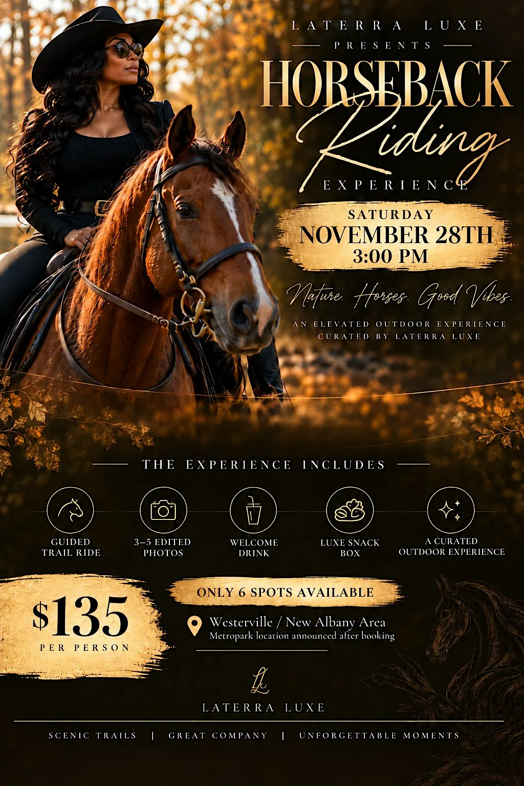 Laterra Luxe Horse Back Riding Experience