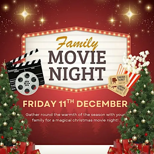 Family Winter Movie Night under the stars