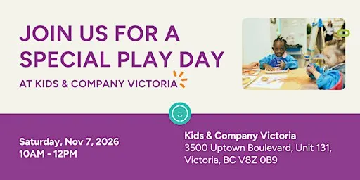 Special Play Day at Kids & Company Victoria