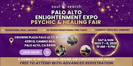 SoulSearch Palo Alto Enlightenment Expo Psychic & Healing Fair
