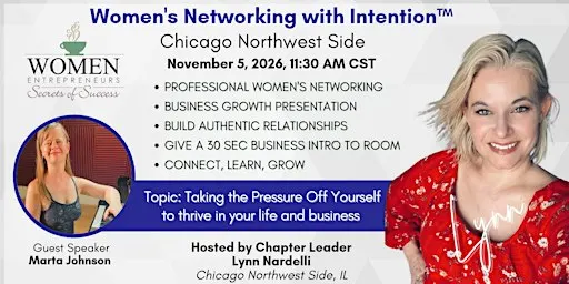WESOS Chicago NW Side: Take the Pressure Off, thrive in life and business