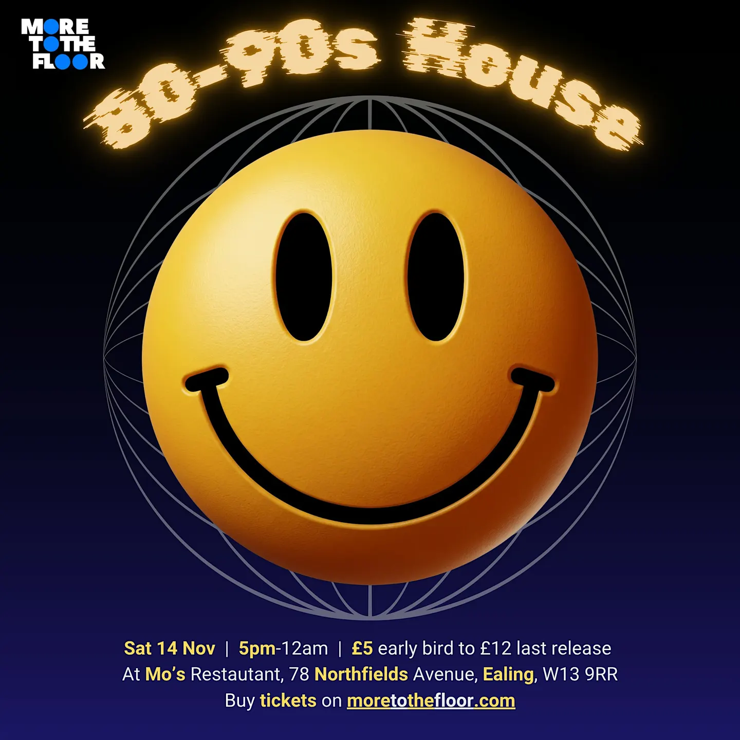 80-90s House & Club Classic @ Mo's in Ealing
