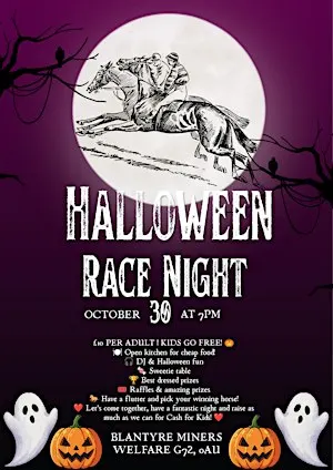 Halloween Race Night