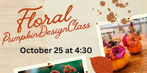 Floral Pumpkin Design Class