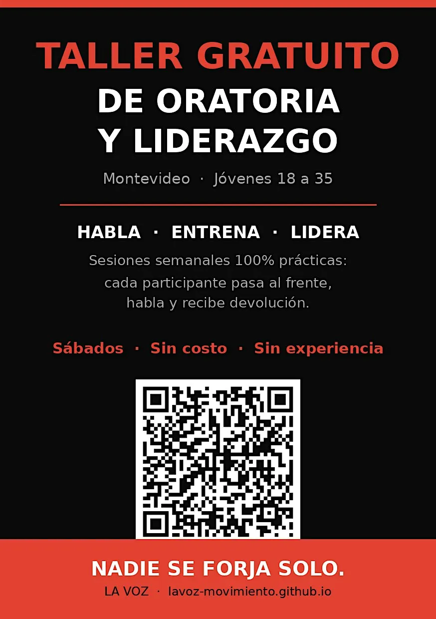 Charla abierta: Cómo perder el miedo a hablar en público