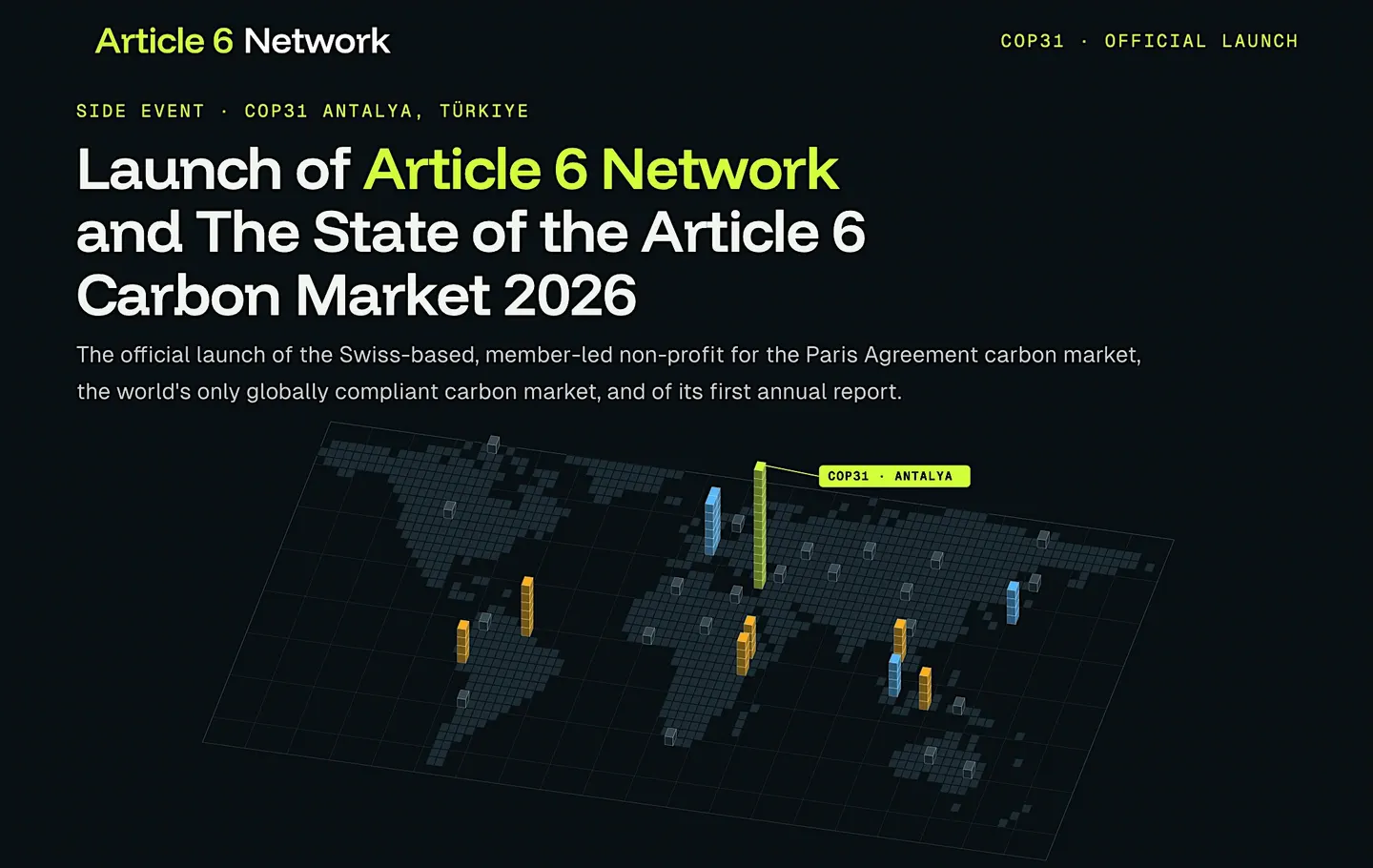 Article 6 Network Launch at COP31