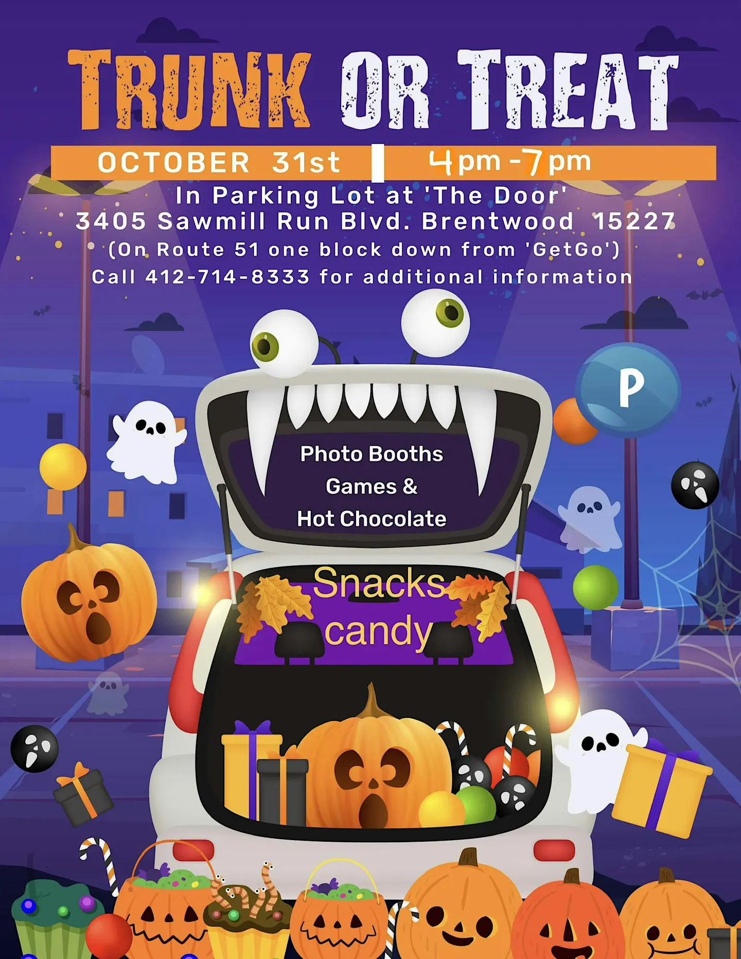 Trunk or Treat, Harvest Party