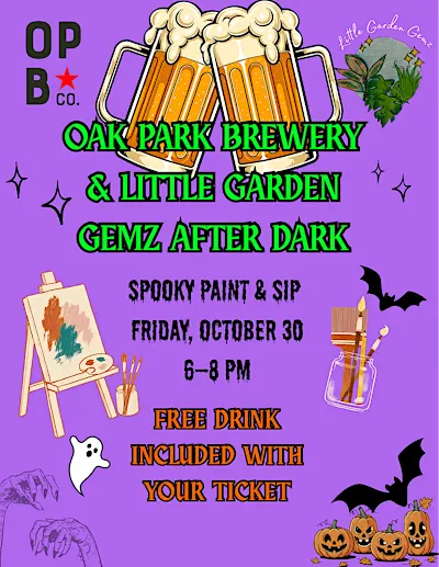 Oak Park After Dark: Spooky Paint & Sip!