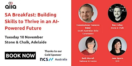 SA Breakfast: Building Skills to Thrive in an AI-Powered Future