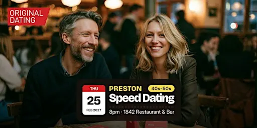 Speed Dating in Preston @ 1842 Restaurant & Bar | 40s-50s