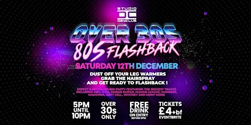 Over 30s 80s Flashback