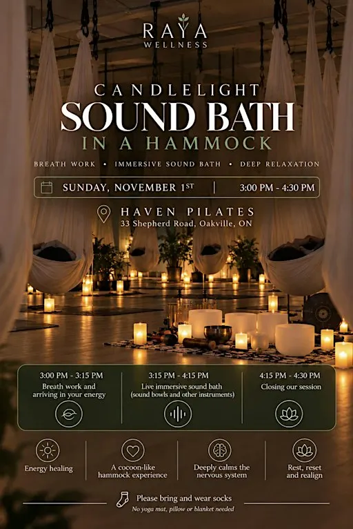 Candlelight Sound Bath in a Hammock