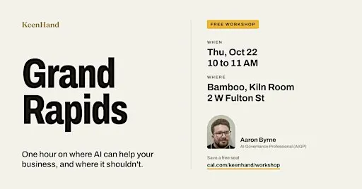 Free AI workshop for Grand Rapids business owners