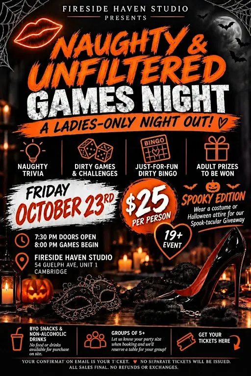 Naughty & Unfiltered Games Night: Spooky Edition