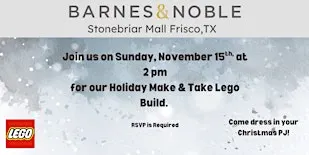 Lego Make & Take Holiday Build Event