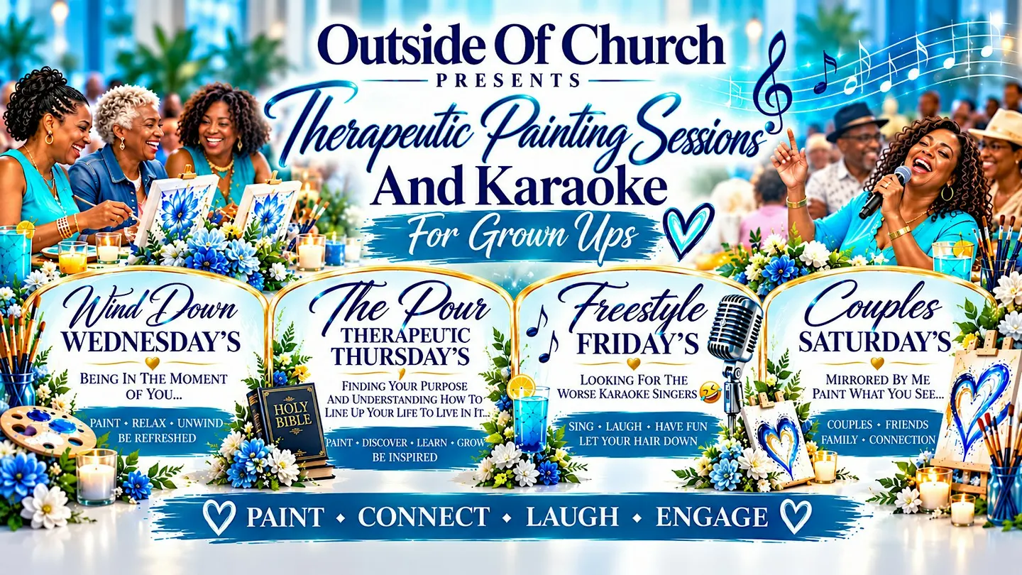 Therapeutic Painting And Karaoke Sessions - Doors Open @6:00pm - 9:30pm