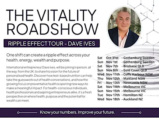The Vitality Roadshow - Newcastle NSW