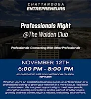 Professionals Night @The Walden Club