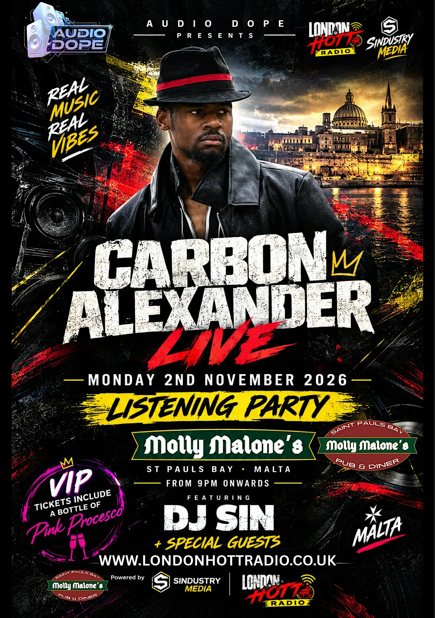 Carbon Alexander Live Listening Party feat DJ SIN