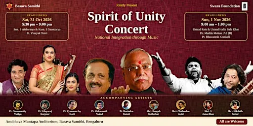 Spirit of Unity Concert