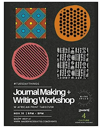 #TuesdayThings Journal Making + Writing Workshop