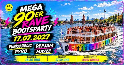 Mega 90er Rave BOOTSTOUR