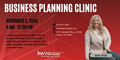 2026 KWPE - Business Planning Clinic