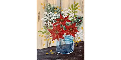 Snowy Winter Bouquet - Paint and Sip in Chicago | Classpop!™