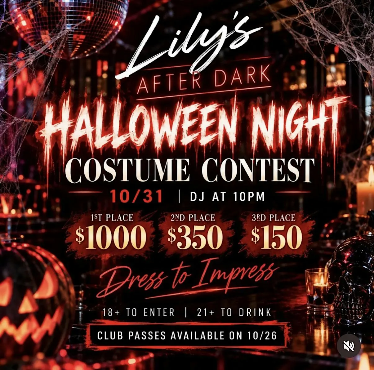 Lily's After Dark - *HALLOWEEN 2026*