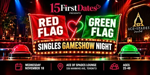 15FirstDates Toronto Singles Gameshow Night