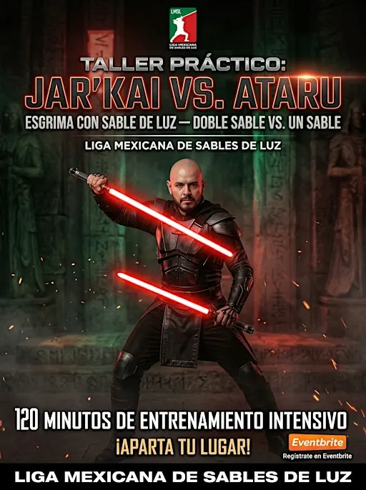 Taller de sable de luz: JAR'KAI VS. ATARU