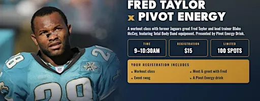 The Block Jax Wellness Series Presents: Fred Taylor x Pivot Energy HIIT Workout