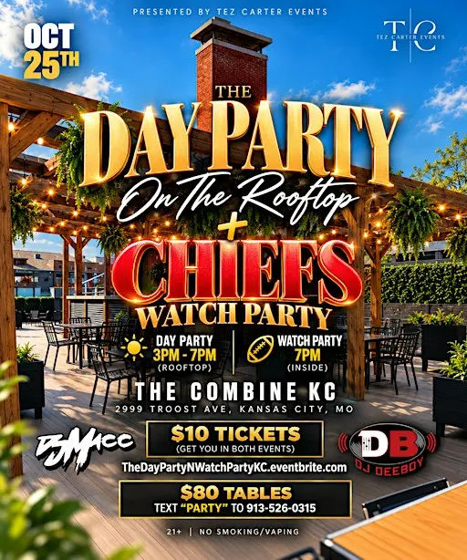 The Day Party on The Rooftop + Chiefs Watch Party