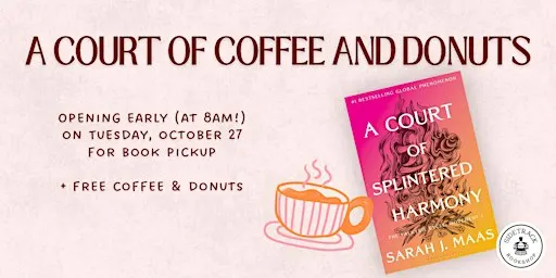 A Court of Coffee and Donuts with Sidetrack Bookshop