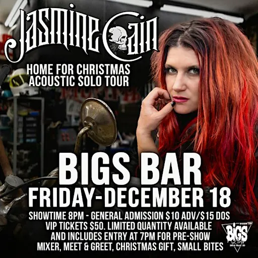 Jasmine Cain - I'll Be Home For Christmas Tour at Bigs Bar Live