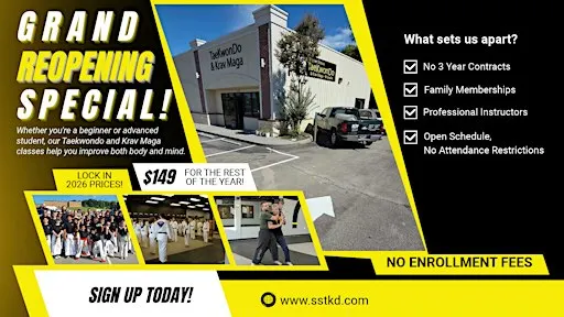 Grand Reopening at Stephen Strouss Taekwondo & Krav Maga