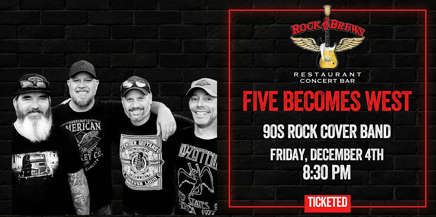 Five Becomes West @ Rock & Brews Royal Oak