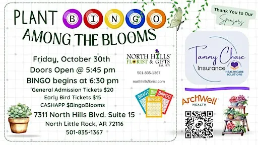 October Plant Bingo Among the Blooms