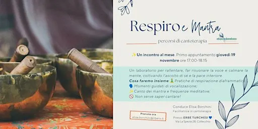 Respiro e Mantra, Percorsi di Cantoterapia