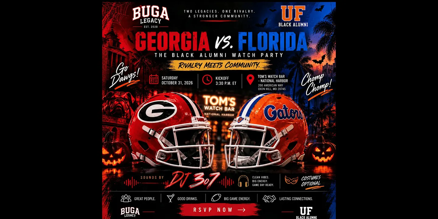 Georgia vs. Florida Black Alumni Halloween Watch Party
