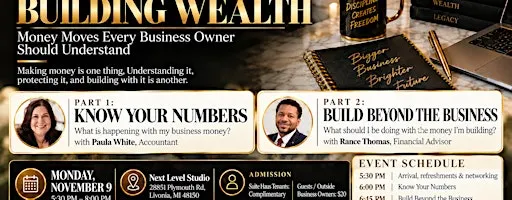 From Booked to Building Wealth: Every Business Owner Should Understand