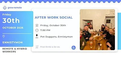 After Work Social in Ennistymon for Remote & Hybrid workers