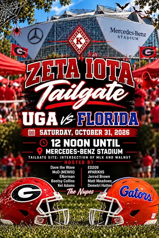 Zeta Iota Tailgate - UGA vs Florida