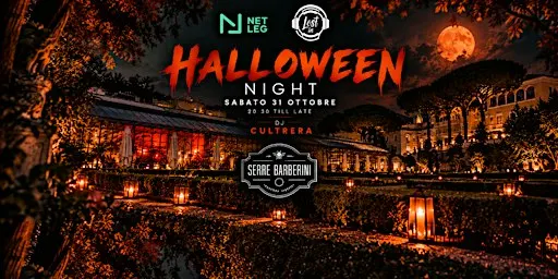 Halloween Night | Social Dinner & Party @Serre Barberini | NetLeg & Lost In