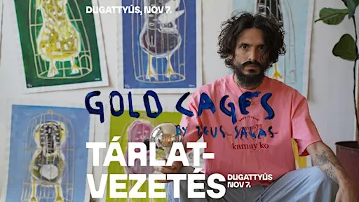 Artist-led Tour in Gold Cages exhibition