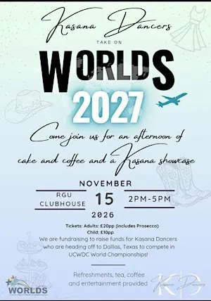 Kasana dancers Worlds 2027 fundraiser!