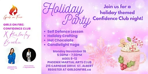 Girls on Fire Confidence Club: Holiday Party