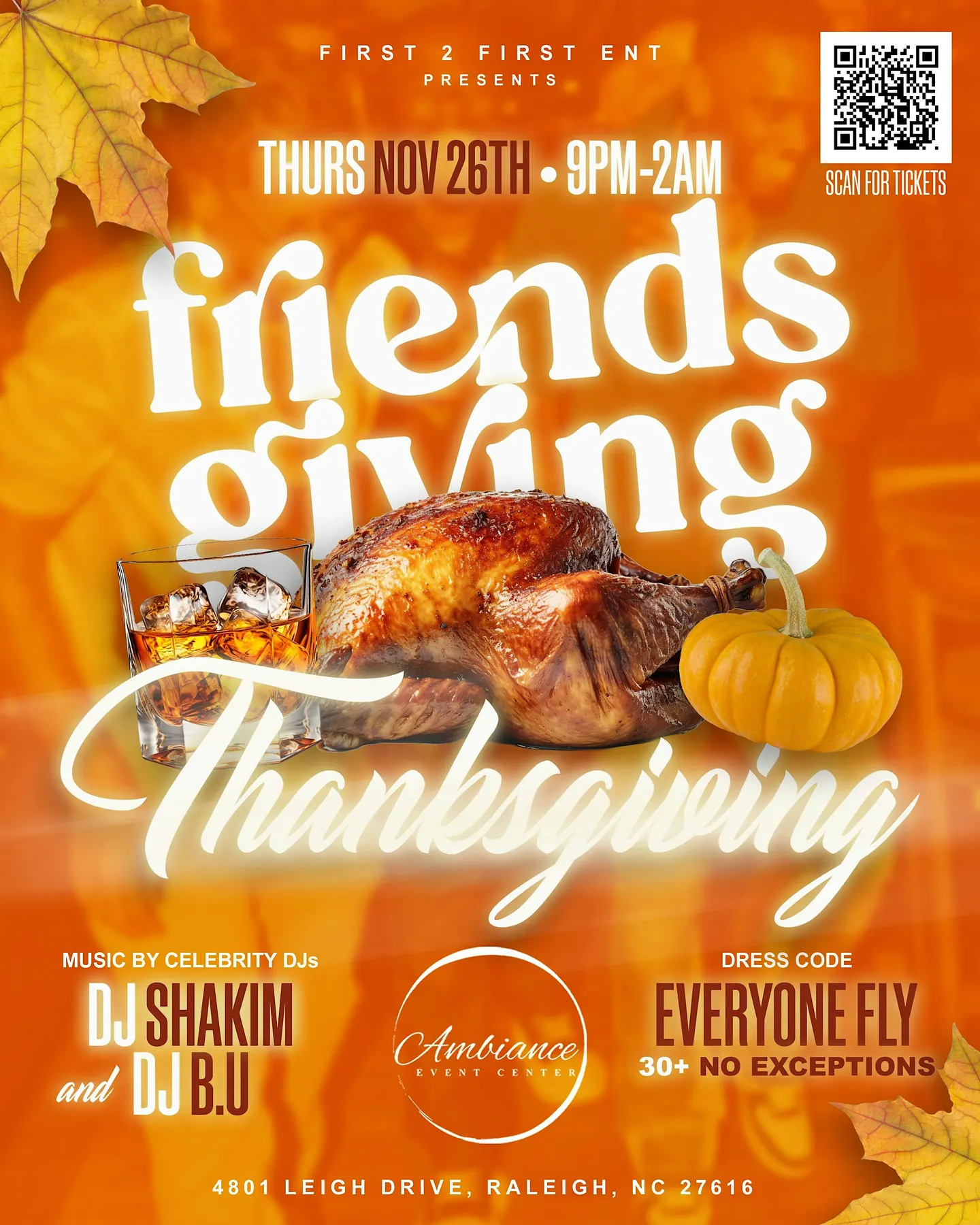Dj Shakim Friendsgiving Thanksgiving